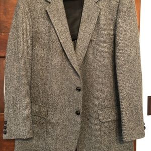 Vintage Grey Wool Blazer - Riviera Collection Tailored for Harold’s - Approx 44R